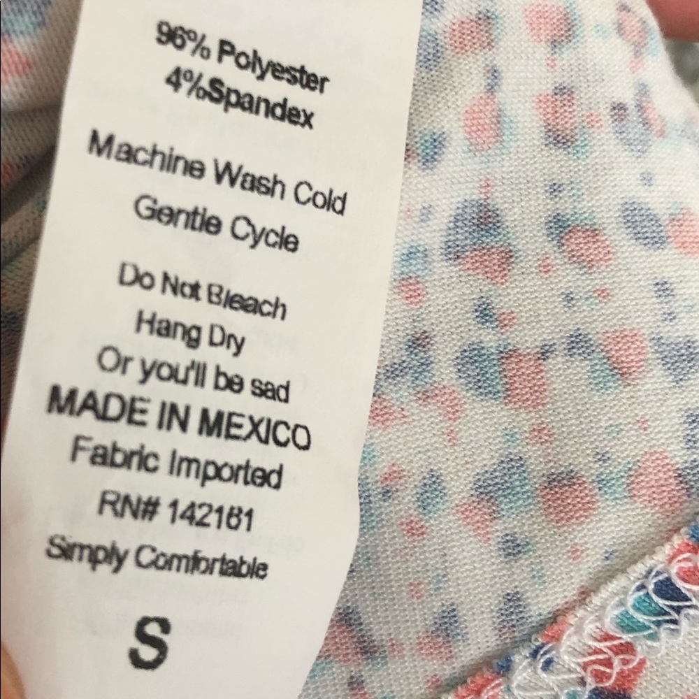 LuLaRoe Randy Top S NWOT - Picture 2 of 3